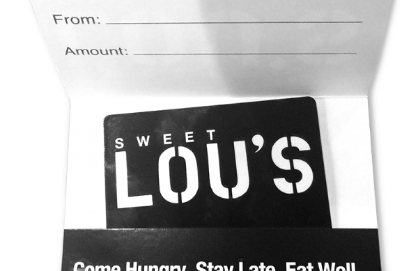 Sweet Lou's Gift Cards
